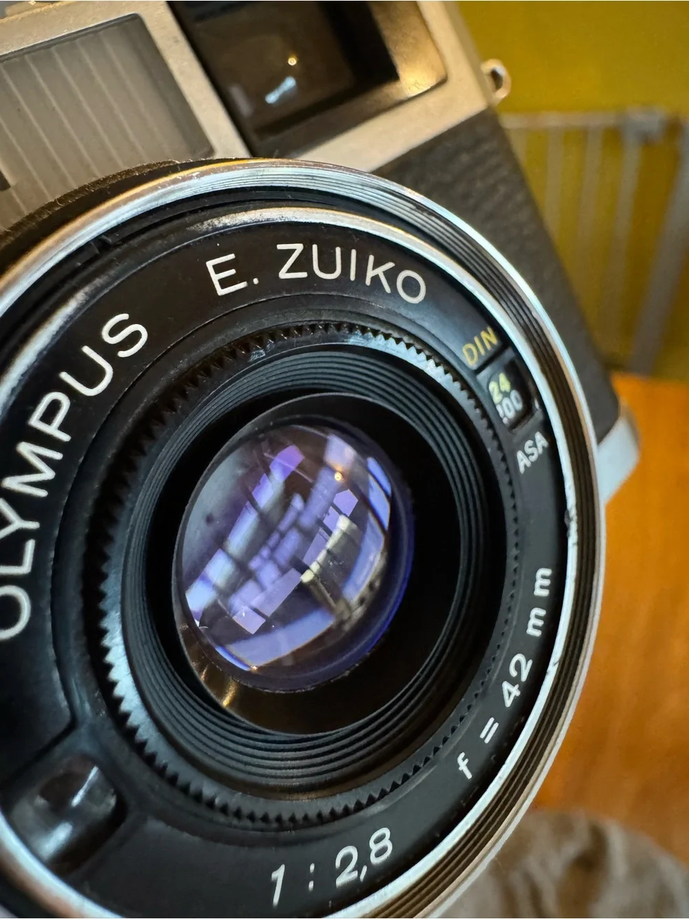 Olympus 35 RC Rangefinder Camera in Silver and Black